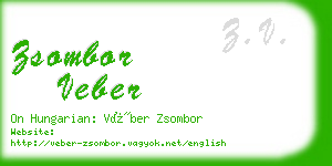 zsombor veber business card